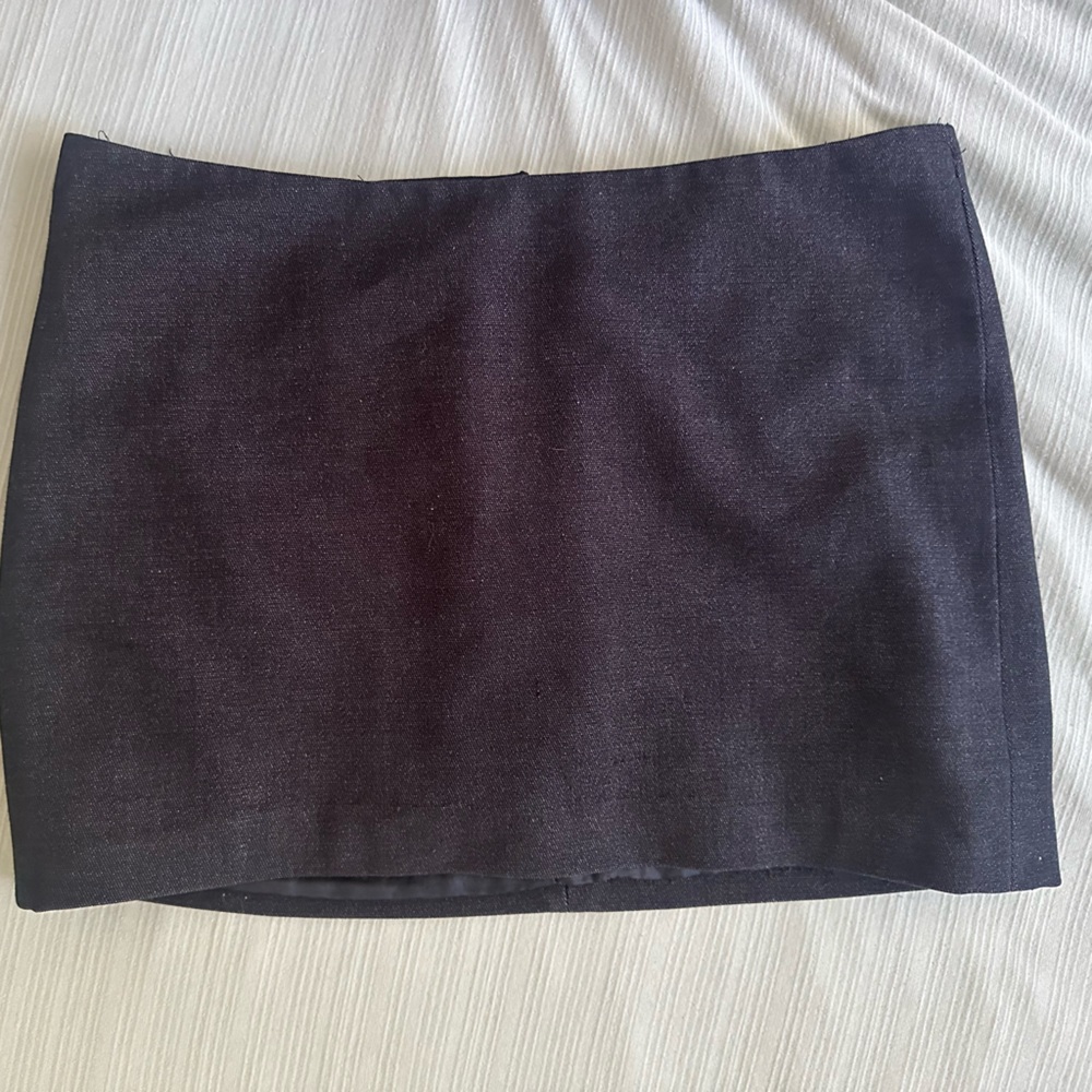 vintage Anne Klein black mini skirt
